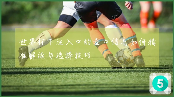 世界杯下注入口的盘口信息如何精准解读与选择技巧