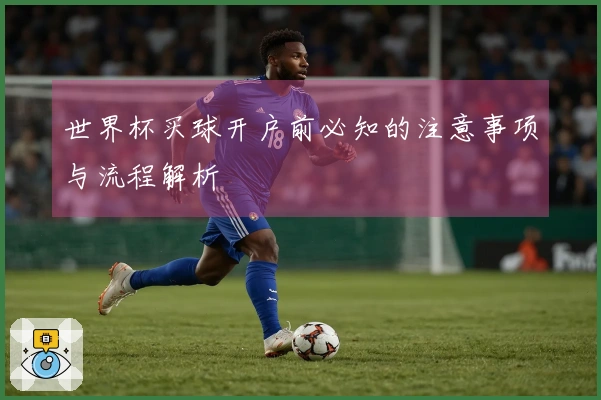 世界杯买球开户前必知的注意事项与流程解析