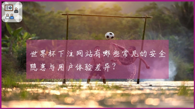 世界杯下注网站有哪些常见的安全隐患与用户体验差异？